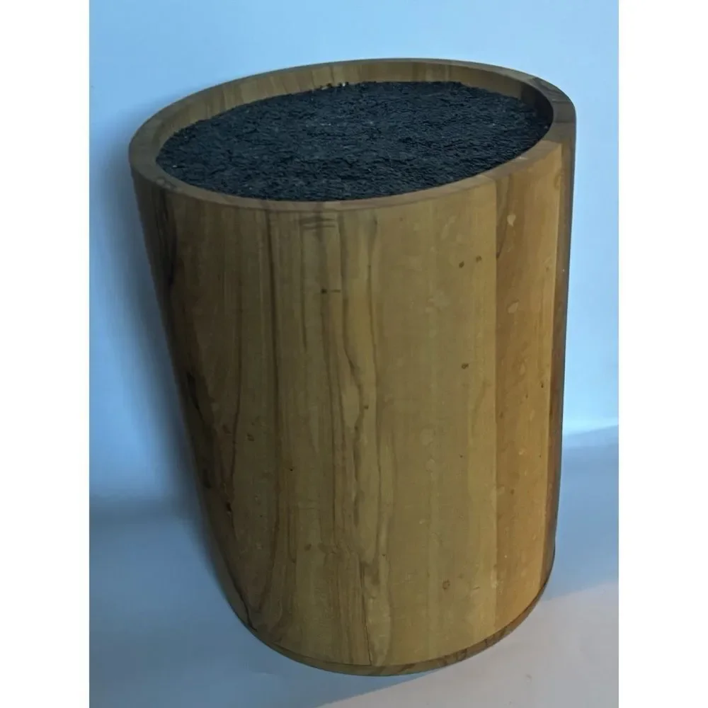 Williams Sonoma Walnut  Kapoosh Walnut Knife Holder